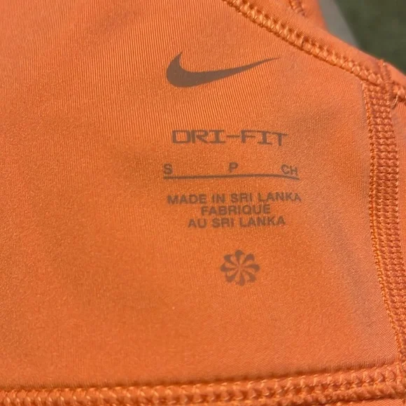 Nike Dri-Fit orange sports bra - Picture 3 of 3